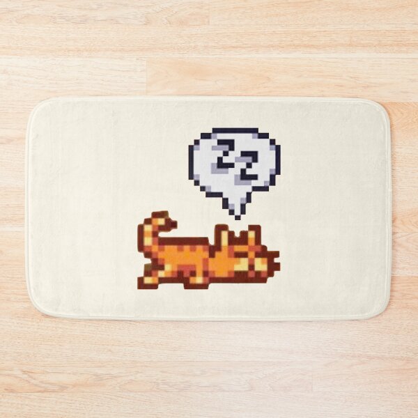 Item preview, Stardew Valley Sleeping Cat (Sploot) designed and sold by r9440.
