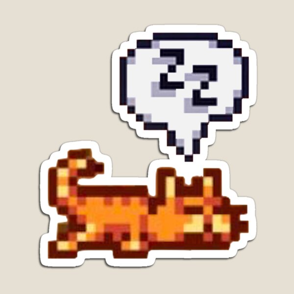 Aperçu de l'œuvre Chat endormi de Stardew Valley (Sploot) créée et vendue par r9440.