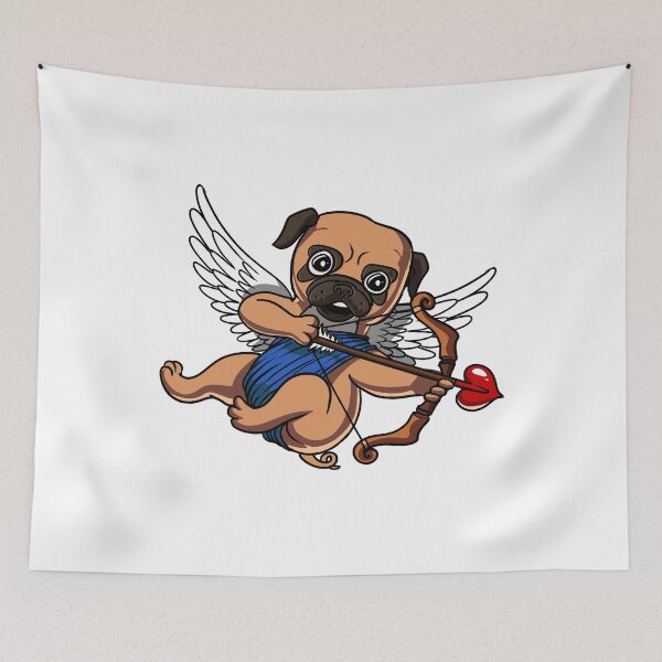 Item preview, Pug Dog Cupid designed and sold by underheaven.