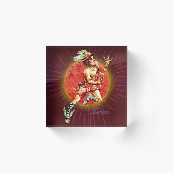 Copy of Greek gods series - Hermes Acrylic Block