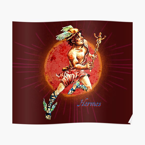 Copy of Greek gods series - Hermes" Poster by phoebefairytale | Redbubble