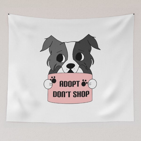 Item preview, Adopt dont shop - Rescue animal dogs from puppy mills designed and sold by Ralph Hossepian.