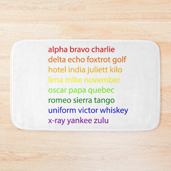 Item preview, Romeo Alpha India November Bravo Oscar Whiskey designed and sold by tobyjrobinson.