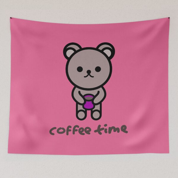 Item preview, Bear Says It's Coffee Time! designed and sold by thejitters.