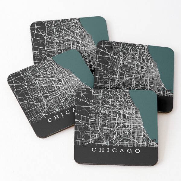 Item preview, Chicago Map designed and sold by rogue-design.