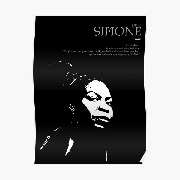 Posters Sur Le Theme Nina Simone Redbubble