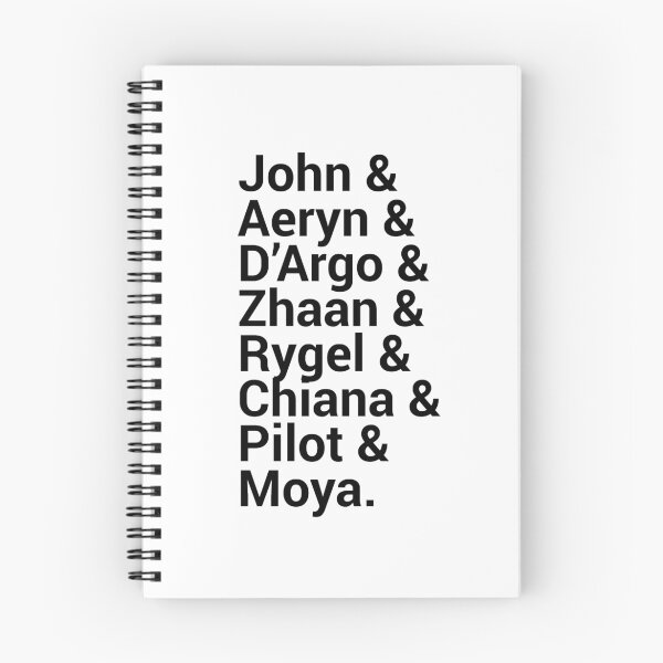 Item preview, Farscape Character Names designed and sold by Zen's Doodles.