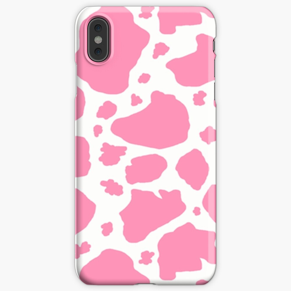 "PINK COW PRINT" iPhone Case & Cover by hannahcreates ...