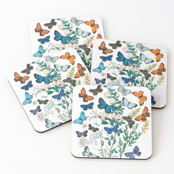 Item preview, Vintage butterfly scientific plate (with labels) designed and sold by Flamin' Galah.