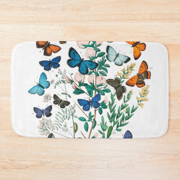 Item preview, Vintage butterfly scientific plate (with labels) designed and sold by Flamin' Galah.