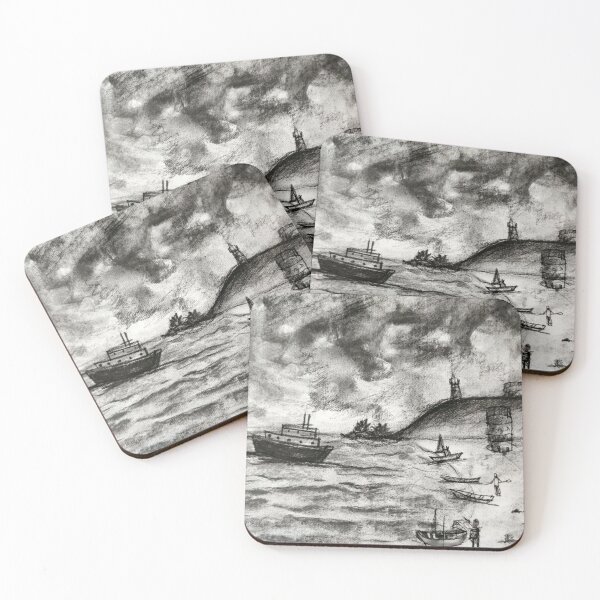 Item preview, Charcoal Art: Stormy Skies designed and sold by Pooja Srinivas.