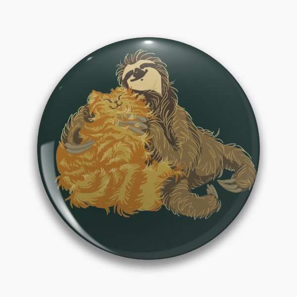Item preview, Cat and Sloth Cuddles designed and sold by DilatorySloth.