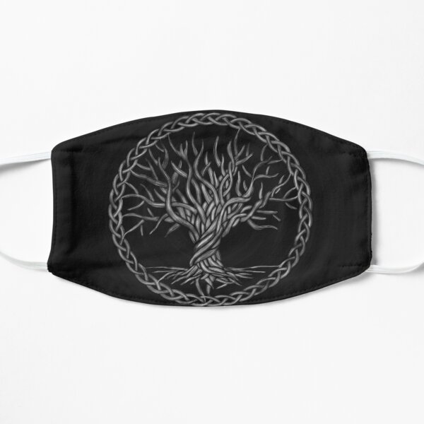 Tree of life -Yggdrasil -grayscale Flat Mask