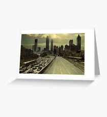 The walking dead city Greeting Card
