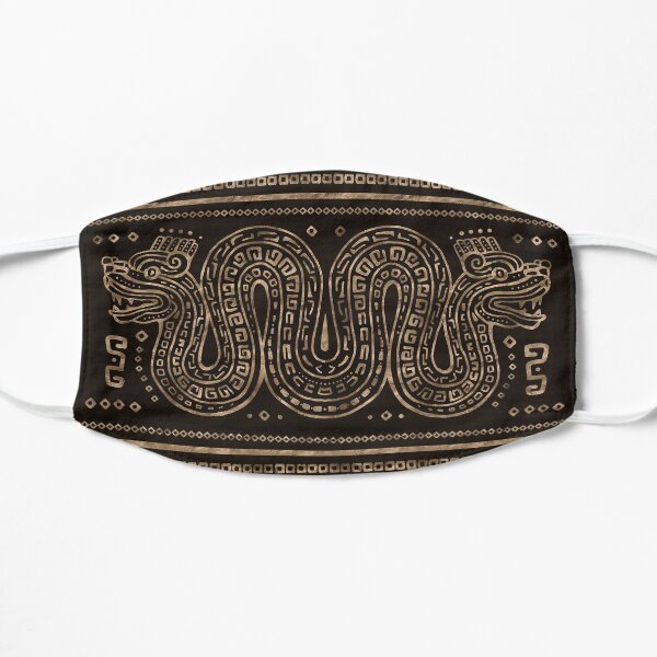 Aztec Double-headed serpent Flat Mask