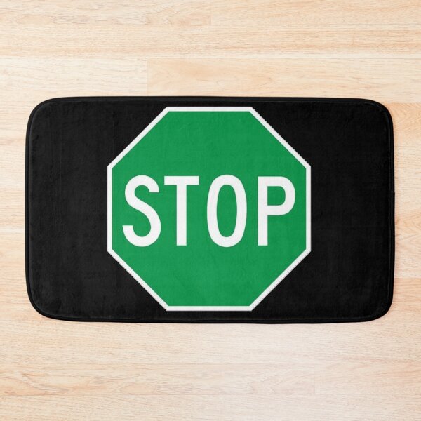 Item preview, Green Stop Sign designed and sold by Bododobird.