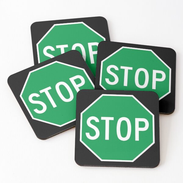 Item preview, Green Stop Sign designed and sold by Bododobird.