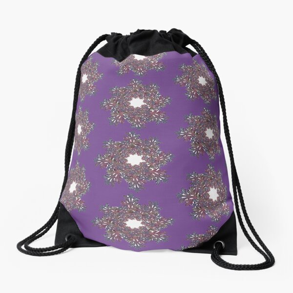 Abstract pattern Drawstring Bag
