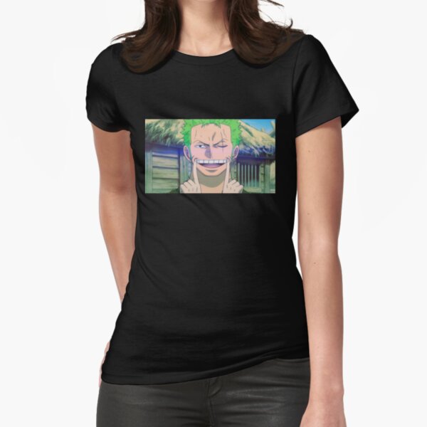 Zoro Smile Mask Wano - Cyan  Kids T-Shirt by RedaXis