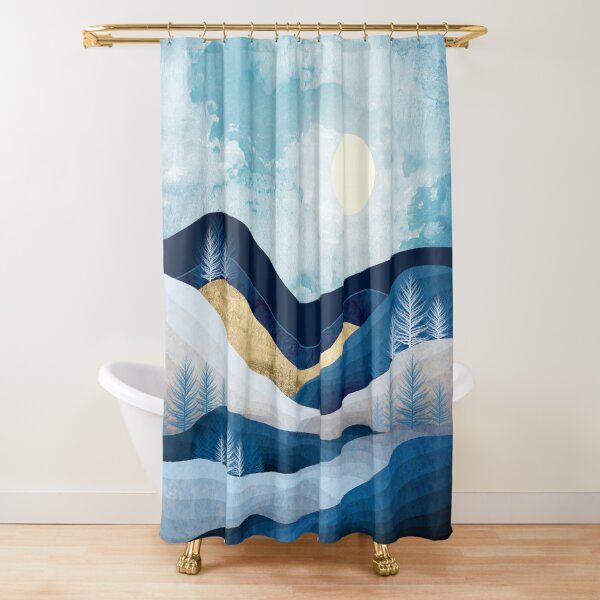 Item preview, Moonlit Hills designed and sold by spacefrogdesign.