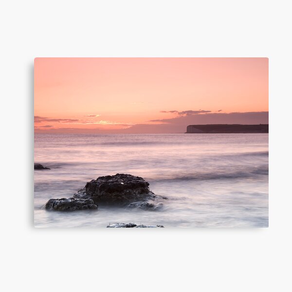 Sunset at Birling Gap Canvas Print