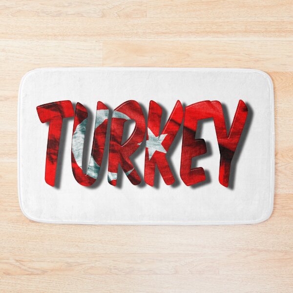 Item preview, Turkey Word With Flag Texture designed and sold by MarkUK97.