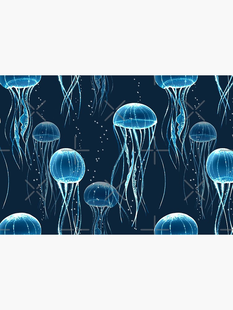 Glowing jellyfish by Gribanessa