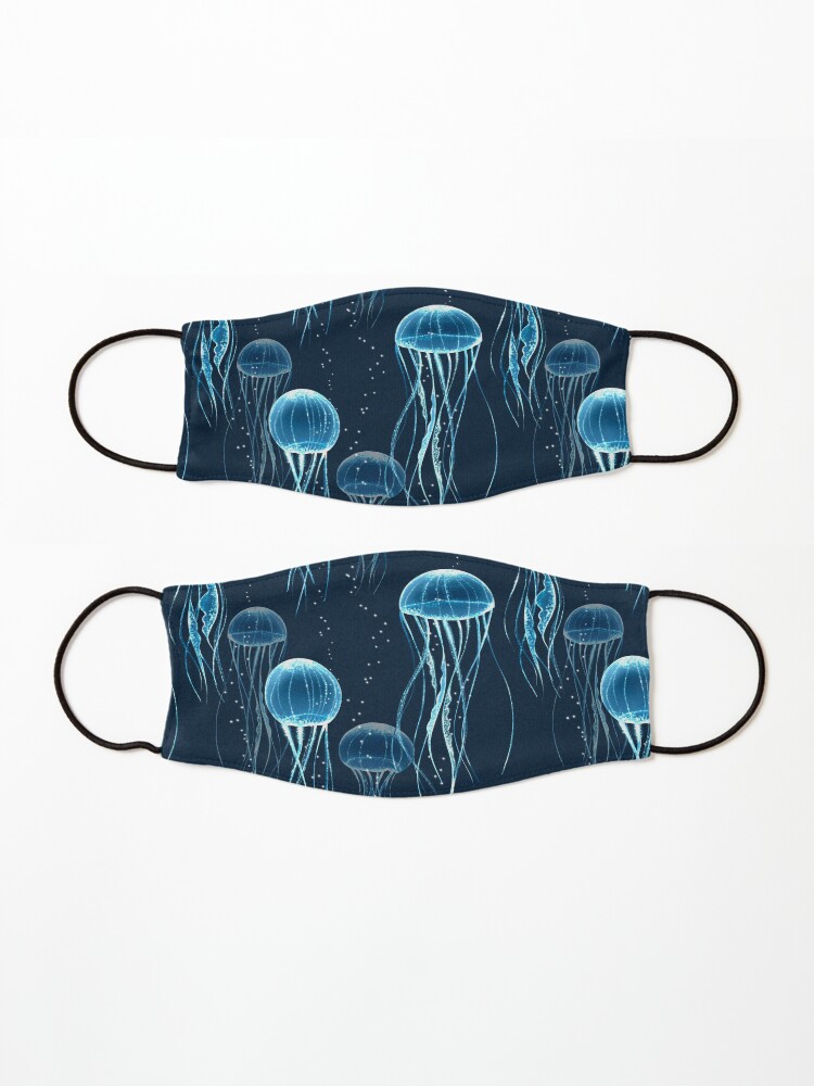Alternate view of Glowing jellyfish Mask