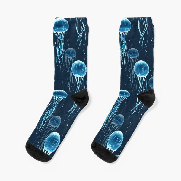 Glowing jellyfish Socks