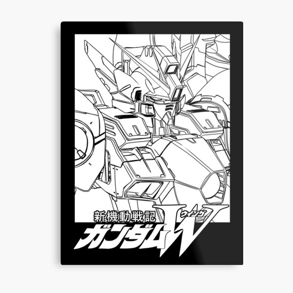 GUNDAM WING Metal Print