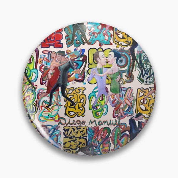 Item preview, Tango dancers and graffitis 2 designed and sold by Diego Manuel Rodriguez.