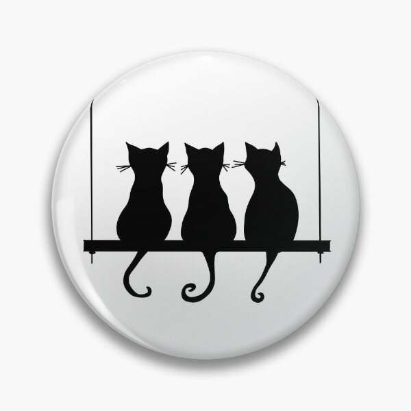 Item preview, Cats negative space black  designed and sold by Nezumi98.