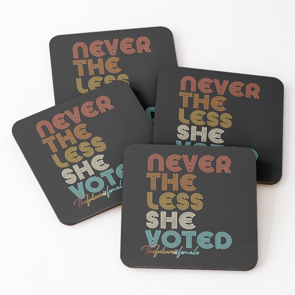 Item preview, Nevertheless She Voted Print. Feminist Graphic designed and sold by PackAPunch.