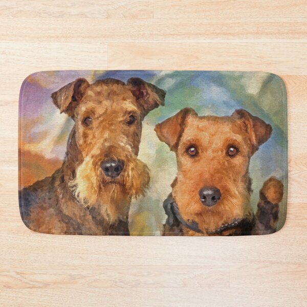 Item preview, Airedale Terriers Portrait Mixed Media  designed and sold by k9printart.