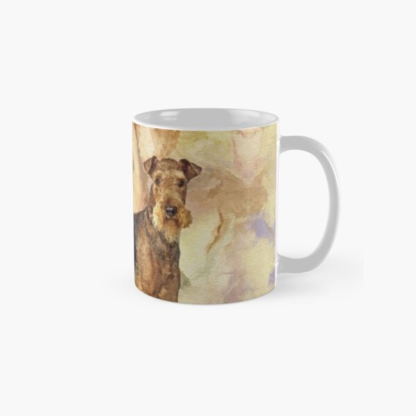 Airedale Terriers Mixed Media Digital art Classic Mug