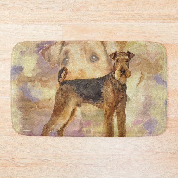 Item preview, Airedale Terriers Mixed Media Digital art designed and sold by k9printart.