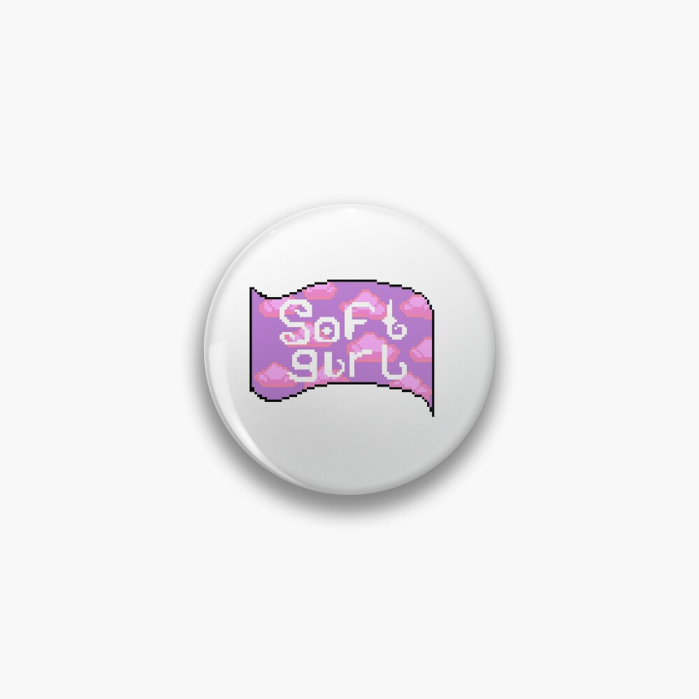 Soft Girl Flag Pin for Sale by izling