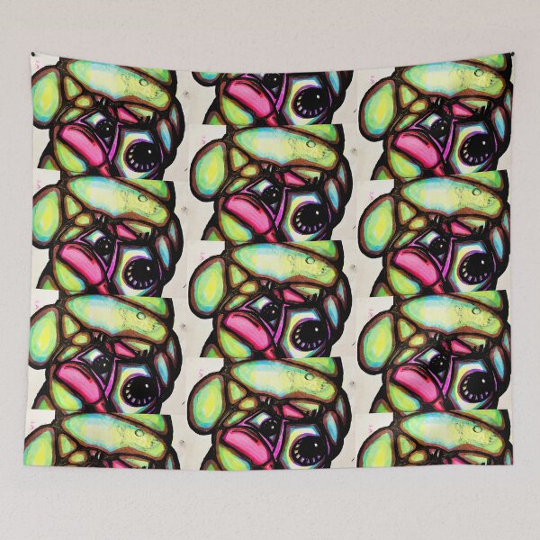 Item preview, Neon Scribble Creature designed and sold by OodleOfDoodles.