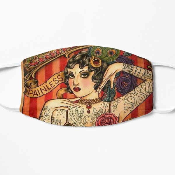 CHAPEL TATTOO; Vintage Body Advertising Art Mask