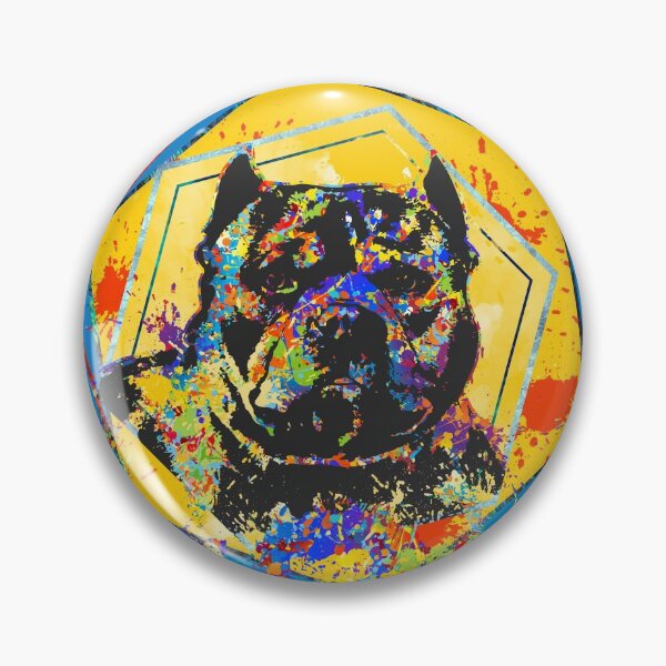 Item preview, American Bully Abstract Mixed Media designed and sold by k9printart.