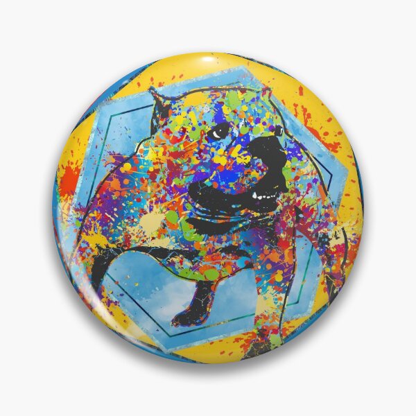 Item preview, American Bully Abstract Mixed Media designed and sold by k9printart.