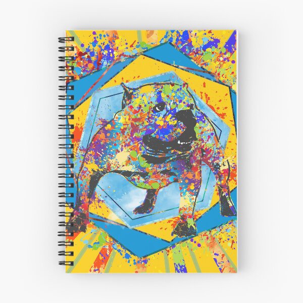 Item preview, American Bully Abstract Mixed Media designed and sold by k9printart.