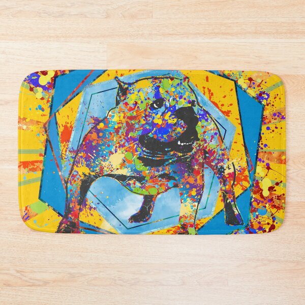 Item preview, American Bully Abstract Mixed Media designed and sold by k9printart.