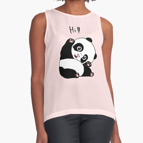 Happy Cute Baby Redbubble by funny Hi!! Sale say for , | panda JUSTBEELEGANT \