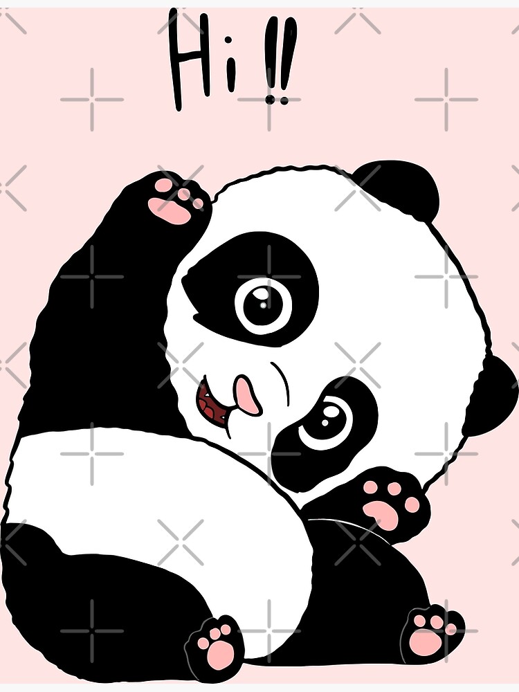 Look at my baby kawaii panda - NeatoShop