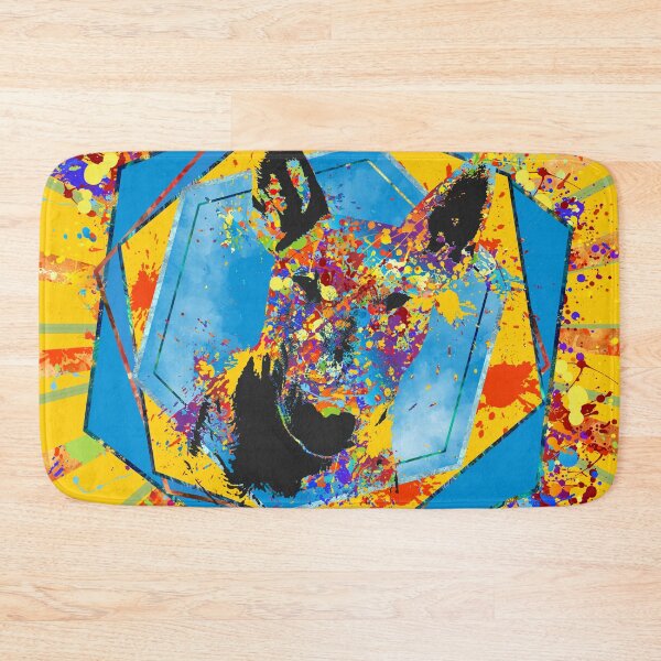 Item preview, Bull Terrier  - Bully Abstract Mixed Media designed and sold by k9printart.