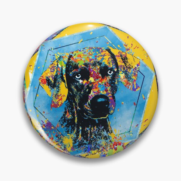 Item preview, Weimaraner dog Abstract Mixed Media designed and sold by k9printart.