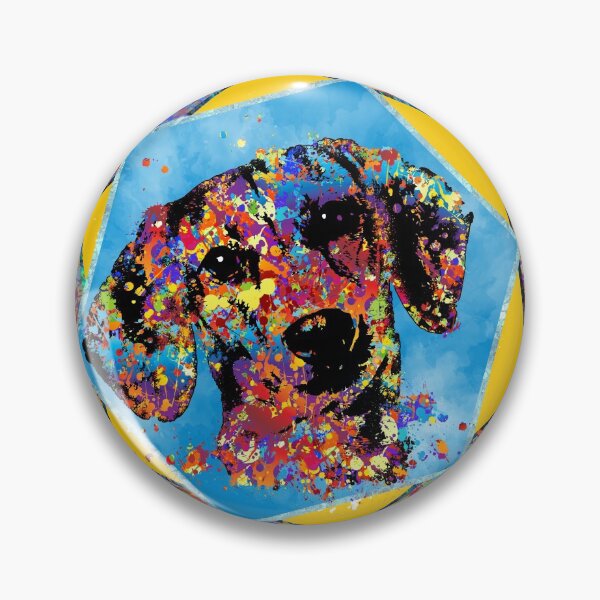 Item preview, Dachshund dog  - Doxie Abstract Mixed Media designed and sold by k9printart.