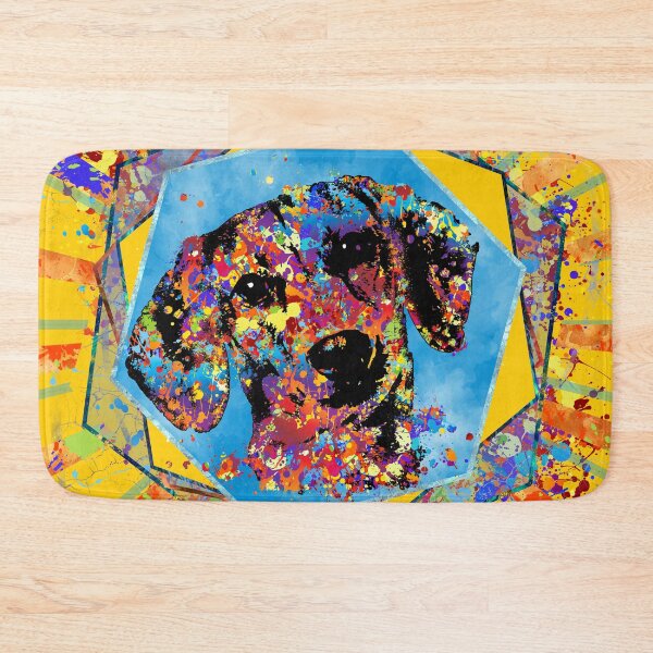 Item preview, Dachshund dog  - Doxie Abstract Mixed Media designed and sold by k9printart.