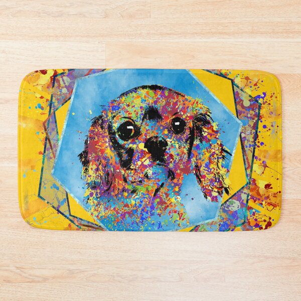 Item preview, Cavalier King Charles Spaniel Abstract Mixed Media designed and sold by k9printart.